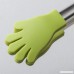 Zeal 7 inch Silicone Handy Cooks Tongs with Lock - Heat Resistant to 482°F - Non Scratch - Green - B01HHF5CG2